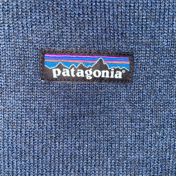 Patagonia Navy Blue Half-Zip Ski Jacket - Picture 2 of 4